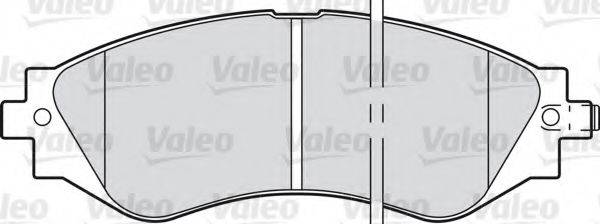 VALEO 301361 Комплект гальмівних колодок, дискове гальмо