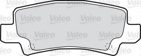 VALEO 301680 Комплект гальмівних колодок, дискове гальмо