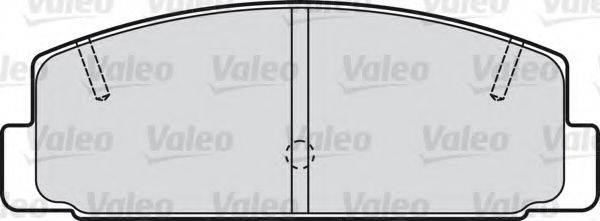 VALEO 301780 Комплект гальмівних колодок, дискове гальмо
