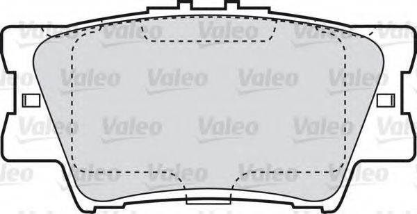 VALEO 301819 Комплект гальмівних колодок, дискове гальмо