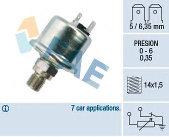 FAE 14670 Датчик, тиск олії
