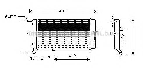 AVA QUALITY COOLING AI2058 Радіатор, охолодження двигуна