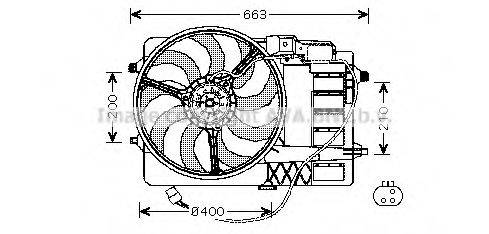 MINI 17421475577 Вентилятор, охолодження двигуна