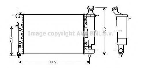 AVA QUALITY COOLING CN2196 Радіатор, охолодження двигуна