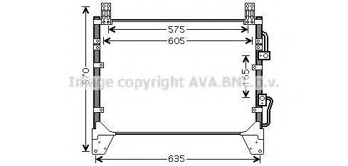 AVA QUALITY COOLING DW5142 Конденсатор, кондиціонер