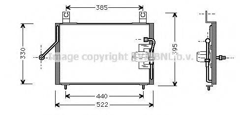 AVA QUALITY COOLING KA5004 Конденсатор, кондиціонер