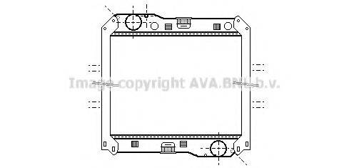 AVA QUALITY COOLING ME2240 Радіатор, охолодження двигуна