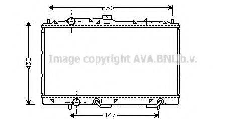 AVA QUALITY COOLING MT2114 Радіатор, охолодження двигуна