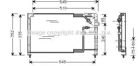 AVA QUALITY COOLING MZ5103 Конденсатор, кондиціонер