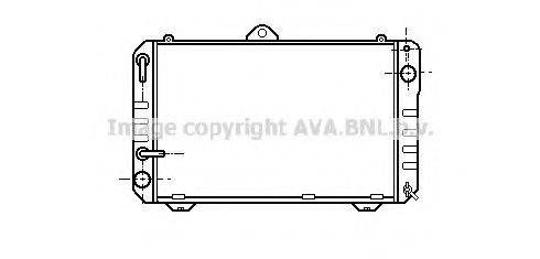 AVA QUALITY COOLING TO2169 Радіатор, охолодження двигуна