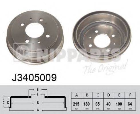 NIPPARTS J3405009 Гальмівний барабан