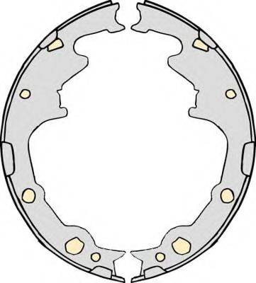 MGA M722 Комплект гальмівних колодок