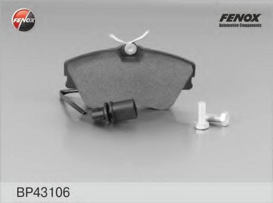 FENOX 23445 Комплект гальмівних колодок, дискове гальмо