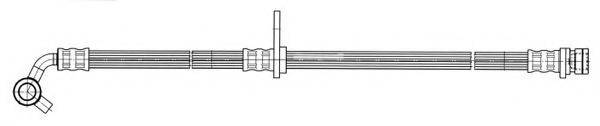 KAWE 512574 Гальмівний шланг