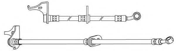 KAWE 514514 Гальмівний шланг