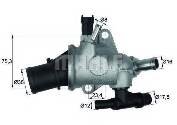 MAHLE ORIGINAL TI14283 Термостат, охолоджуюча рідина