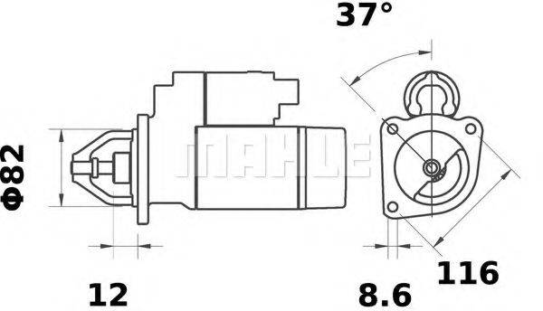 MAHLE ORIGINAL MS 372