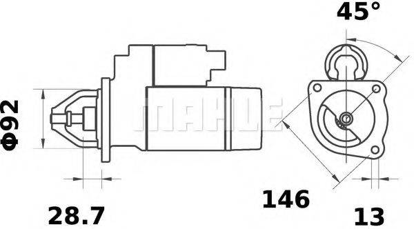 MAHLE ORIGINAL MS 343