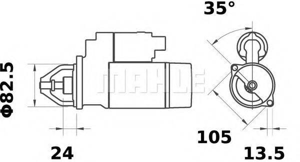 MAHLE ORIGINAL MS 313