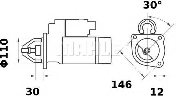 MAHLE ORIGINAL MS 186