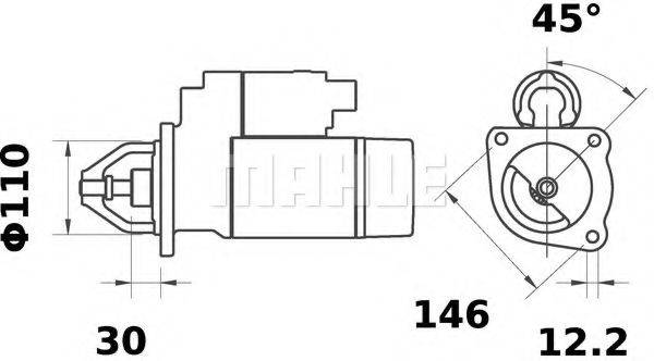 NEW HOLLAND 4807376 Стартер