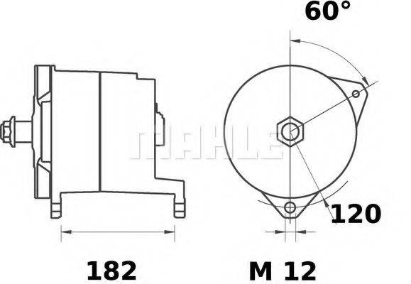 MAHLE ORIGINAL MG 351