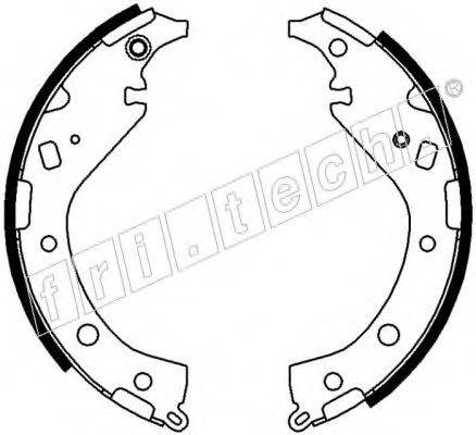 FRI.TECH. 17342 Комплект гальмівних колодок