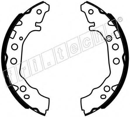 FRI.TECH. 1115331 Комплект гальмівних колодок
