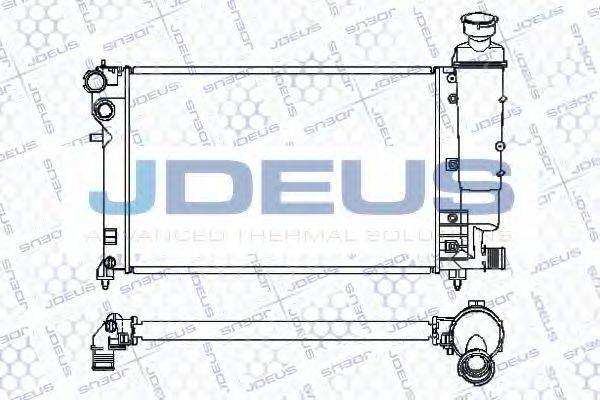 JDEUS 007M03 Радіатор, охолодження двигуна