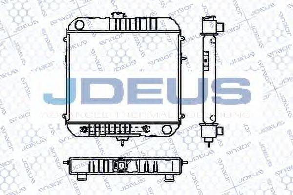 JDEUS RA0200180 Радіатор, охолодження двигуна