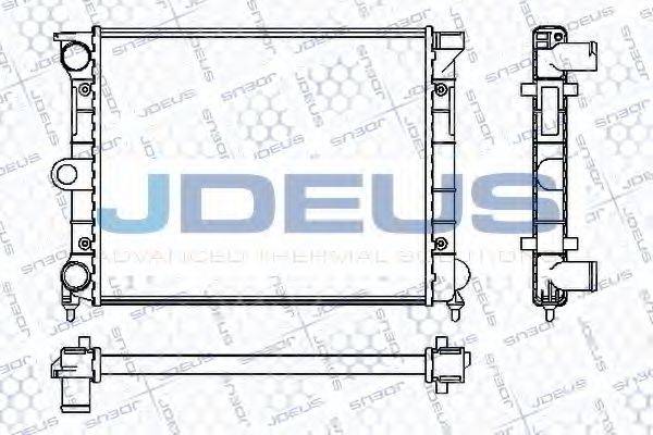 JDEUS RA0300390 Радіатор, охолодження двигуна