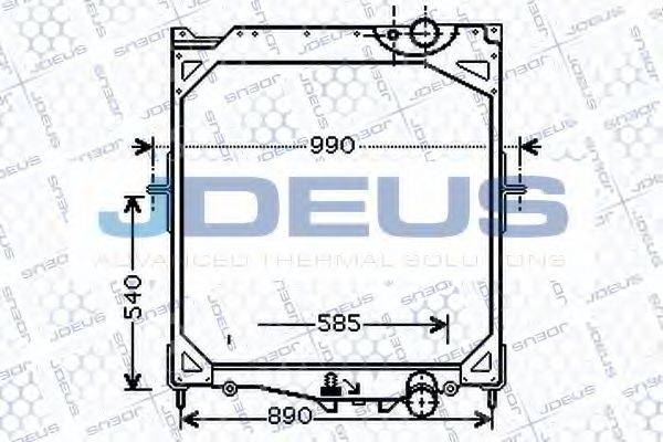 VOLVO 0536914 Радіатор, охолодження двигуна