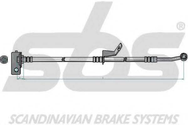 SBS 1330853484 Гальмівний шланг
