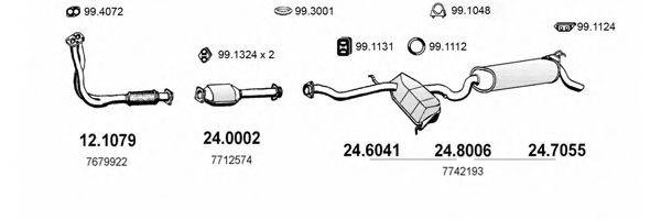 ASSO ART1249 Система випуску ОГ