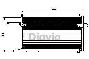 WEBASTO 82D0225438A Конденсатор, кондиціонер