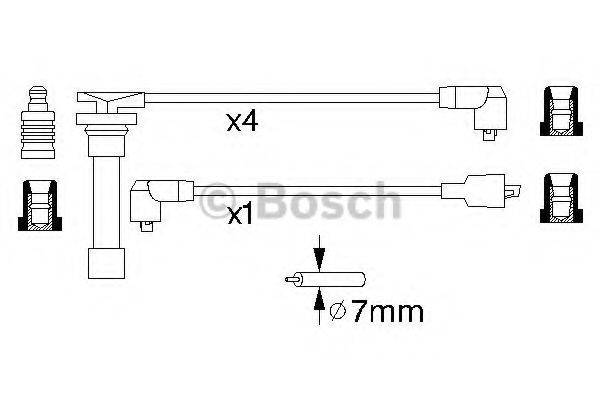 HONDA 19901 87184 000 Комплект дротів запалювання