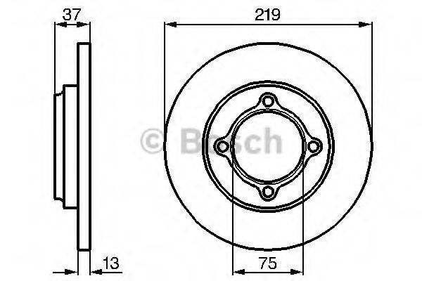 MAZDA E8BZ1125A гальмівний диск