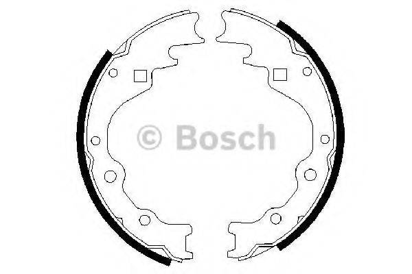 BOSCH BS609 Комплект гальмівних колодок