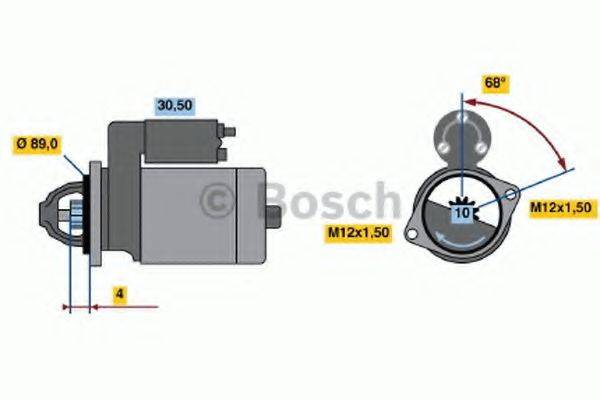 BOSCH 0986015991 Стартер