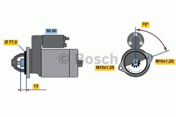 MITSUBISHI M000T70381 Стартер