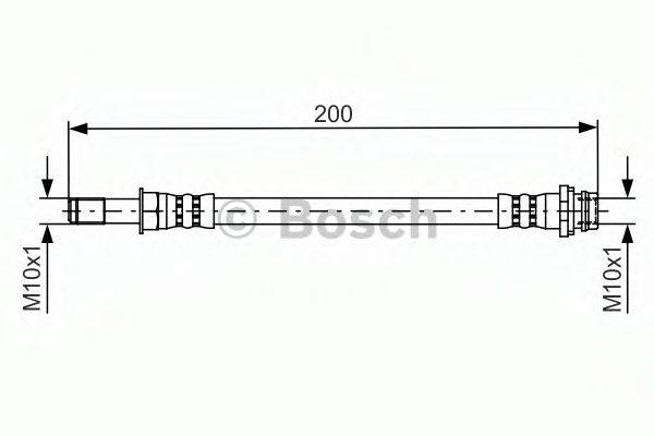 BENDIX 173129B Гальмівний шланг