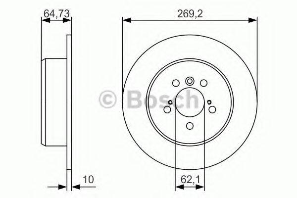 LEXUS 4243133010 гальмівний диск