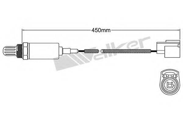 WALKER PRODUCTS 25021061 Лямбда-зонд