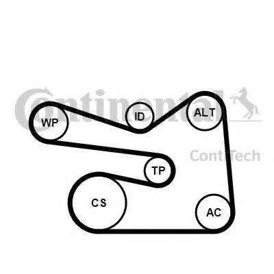 CONTITECH 6PK1733K1