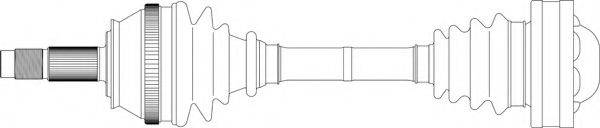 GENERAL RICAMBI FI3084 Приводний вал