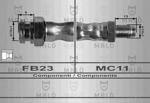 MALO 8429 Гальмівний шланг