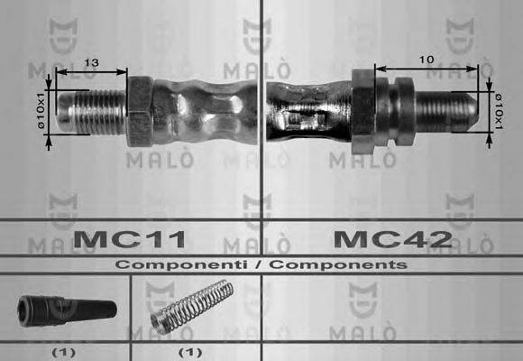 MALO 8584 Гальмівний шланг