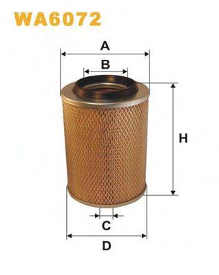 WIX FILTERS WA6072 Повітряний фільтр