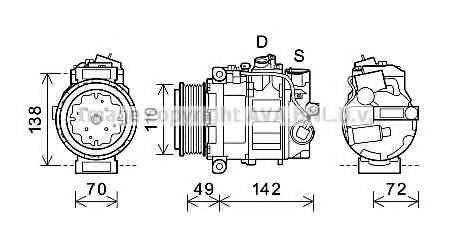 PRASCO MSK644 Компресор, кондиціонер