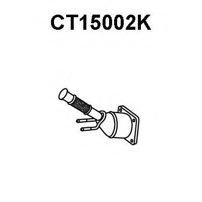 CITROEN/PEUGEOT 1706F2 Каталізатор
